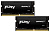 Модуль памяти SODIMM DDR4 16Gb PC4-25600 3200MHz Kingston Fury Impact (Kit of 2)