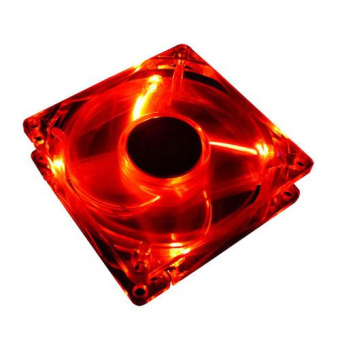 Вентилятор для корпуса 120mm Zalman ZM-F3RL LED red (120x120x25мм, 900-1800об/мин, 20-34дБ, подшипник скольжения)