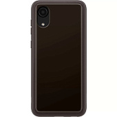 Чехол для смартфона Samsung Galaxy A03 Core - Soft Clear Cover черный