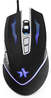 Мышь проводная Гарнизон GM-730G 3200dpi soft-touch USB Black