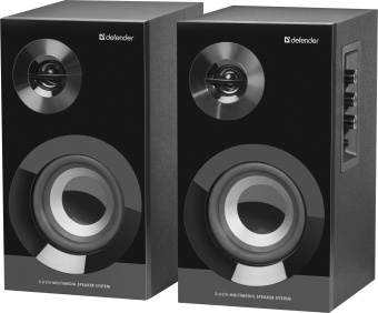 Акустическая система Defender Aurora S40 (2x20W, дерево, Bluetooth, дерево) черный