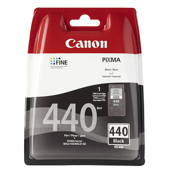 Картридж струйный Canon PG-440 для PIXMA MG2140/MG3140/MG4140, черный