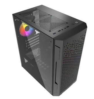 Корпус Powercase Mistral Micro Z3 Mesh mATX Bllack