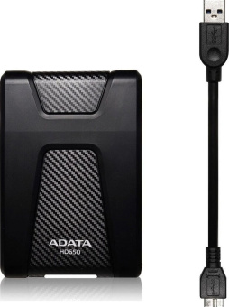 Внешний жесткий диск .1Tb ADATA HD650 2.5" USB3.1 черный
