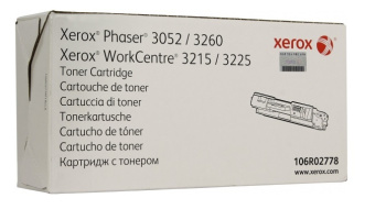 Картридж лазерный XEROX 106R02778 для Phaser 3052/3260, WC 3215/3225, 3000 стр, черный