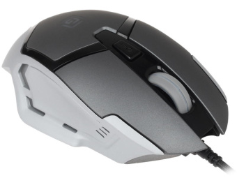 Мышь проводная Оклик 915G HELLWISH V2 черный/серый