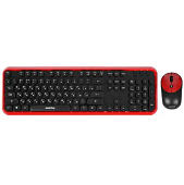 Комплект беспроводной (клавиатура+мышь) Smartbuy 620382AG Wireless Black-Red