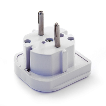Переходник для розетки EU, UK в RU, Gembird A-AC-UKEU-001