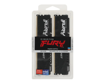 Модуль памяти DDR5 64Gb 6000MHz Kingston Fury Beast Black EXPO CL30 (Kit of 2)