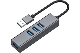 Концентратор USB-A - 4-port USB3.0, Gembird UHB-C454, кабель 17 см, черный