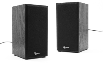 Акустическая система Gembird SPK-203 (2x3W, USB) black wooden