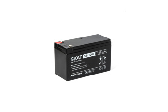 Аккумулятор для ИБП 12V,  7.0Ah, SKAT SB 1207 (F1)