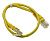 Кабель патч-корд .Patch cord кат.5e  0.5м, Cablexpert, многожильный, желтый
