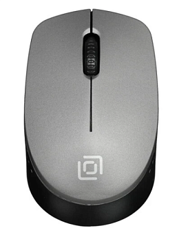 Мышь беспроводная Оклик 486MW черный/серый