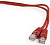 Кабель патч-корд .Patch cord кат.5e  1.5м, Cablexpert, многожильный, красный