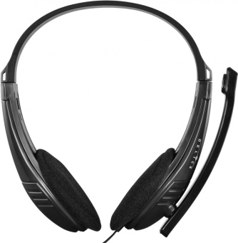 Наушники проводные Oklick HS-M150 (микрофон, накладные, 20-20 000 Гц, 105 дБ, 2 м) Black