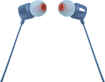 Наушники проводные JBL T110 jack 3.5mm Blue