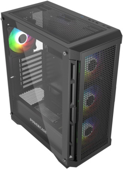 Корпус Powercase Ultimate ARGB ATX чёрный