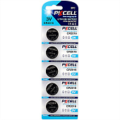 Элемент питания CR2016, 3V, 5шт, PKCELL CR2016-5B Lithium Battery