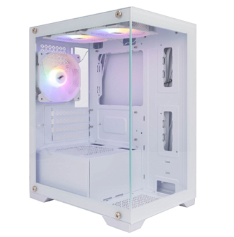 Корпус 1STPLAYER MIKU Mi2 LED mATX White