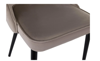 Кресло Бюрократ CH-K4_2 комплект 2шт т.бежевый Holland 61 металл черный на ножках