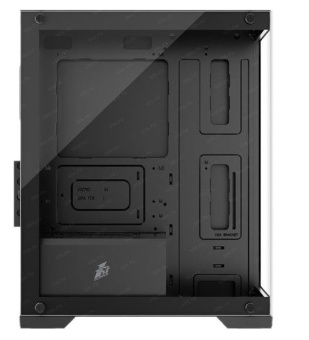 Корпус 1STPLAYER MI2-BK-3F1 mATX чёрный