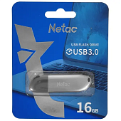 Флешка 16Gb Netac U352 USB3.0 с колпачком, металлическая