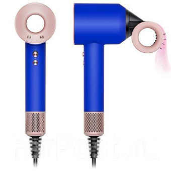 Фен Dyson Supersonic HD15 Blue/Blush (синий/румянец, с кейсом)