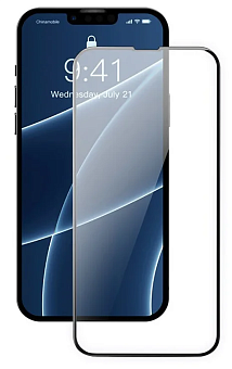Защитное стекло для смартфона Apple iPhone 13 Pro Max 6.7" Gurdini 3D Premium Glass черное
