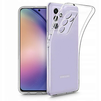 Чехол для смартфона Samsung Galaxy A54 - силиконовый прозрачный