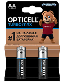 Элемент питания AA, 1.5V,  2шт, Opticell Turbo MAX LR6