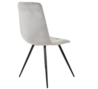 Кресло Бюрократ CH-K1_4 комплект 4шт св.серый Holland 09 металл черный на ножках