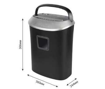 Уничтожитель бумаги Cactus CS-SH-P6, секр.P-4, фрагменты 10лист. 21лтр. черный/серый