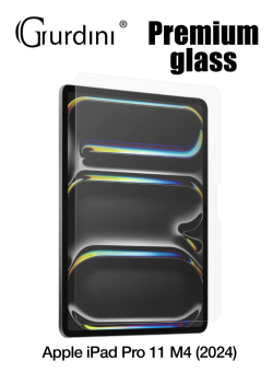 Защитное стекло для планшета Apple iPad Pro 11 M4 | M5 - Gurdini Premium Glass 0.33 mm прозрачное