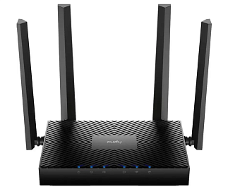 Wi-Fi роутер Cudy WR3000E 2.0 АХ3000 1000 Мбит/с черный