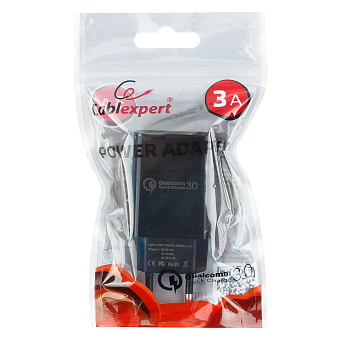 Сетевое зарядное устройство Cablexpert MP3A-PC 18W USB-A Black