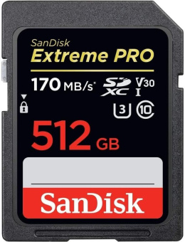 Карта памяти SD 512Gb SanDisk Extreme Pro SDXC UHS-I U3 V30