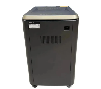 Уничтожитель бумаги Office Kit SA200M1,9х10 черный/серый с автоподачей (секр.P-5) фрагменты 220лист. 40лтр. скобы пл.кар