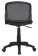 Кресло Бюрократ CH-296NX (сетка/ткань, без мех. качания, крест. пластик, до 100 кг) Черный
