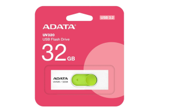 Флешка .32Gb ADATA [UV320] USB3.2 белый/зеленый