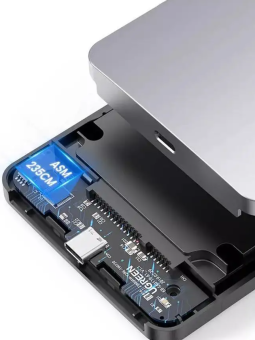 Внешний контейнер USB-C -> SATA 2.5", Ugreen CM300 (USB-C 3.1 Gen 2, алюминиевый корпус)