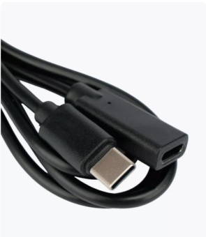 Кабель-удлинитель USB-C - USB-C, 2.0м, Cablexpert 60W черный