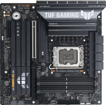 Материнская плата Socket-1851 Asus TUF GAMING B860M-PLUS (B860) 4*DDR5 HDMI DP mATX
