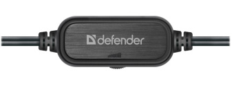 Акустическая система Defender Solar 1 (2x3W, подсветка, питание от USB) черный
