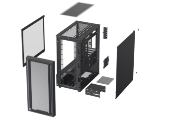 Корпус XASTRA A411M ARGB mATX Bllack