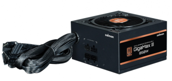 Блок питания .850W Zalman ZM850-GV3 (120mm, 24+8pin, 4*8pin, 6*Sata, 3*Molex, 80 PLUS Bronze)