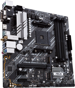 Материнская плата Socket AM4 ASUS PRIME B550M-A (B550) 4*DDR4 2*PCI-Ex1 1*PCI-Ex16 4*SATA 2*M.2 HDMI