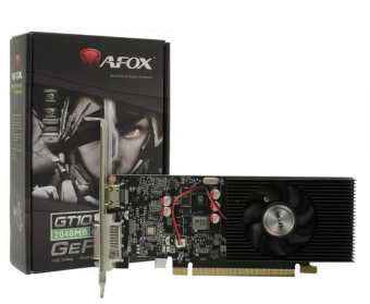 Видеокарта 2Gb AFOX AF1030-2048D5L5-V4 (GT1030) GDDR5 64bit DVI HDMI