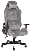 Кресло Knight N1 Fabric (ткань, мех. качания, реклайнер, крест. металл, до 150 кг) Серый