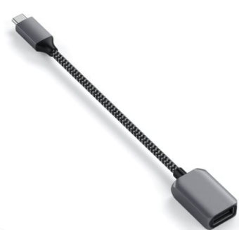 Переходник Satechi USB-C to USB-A Space Gray